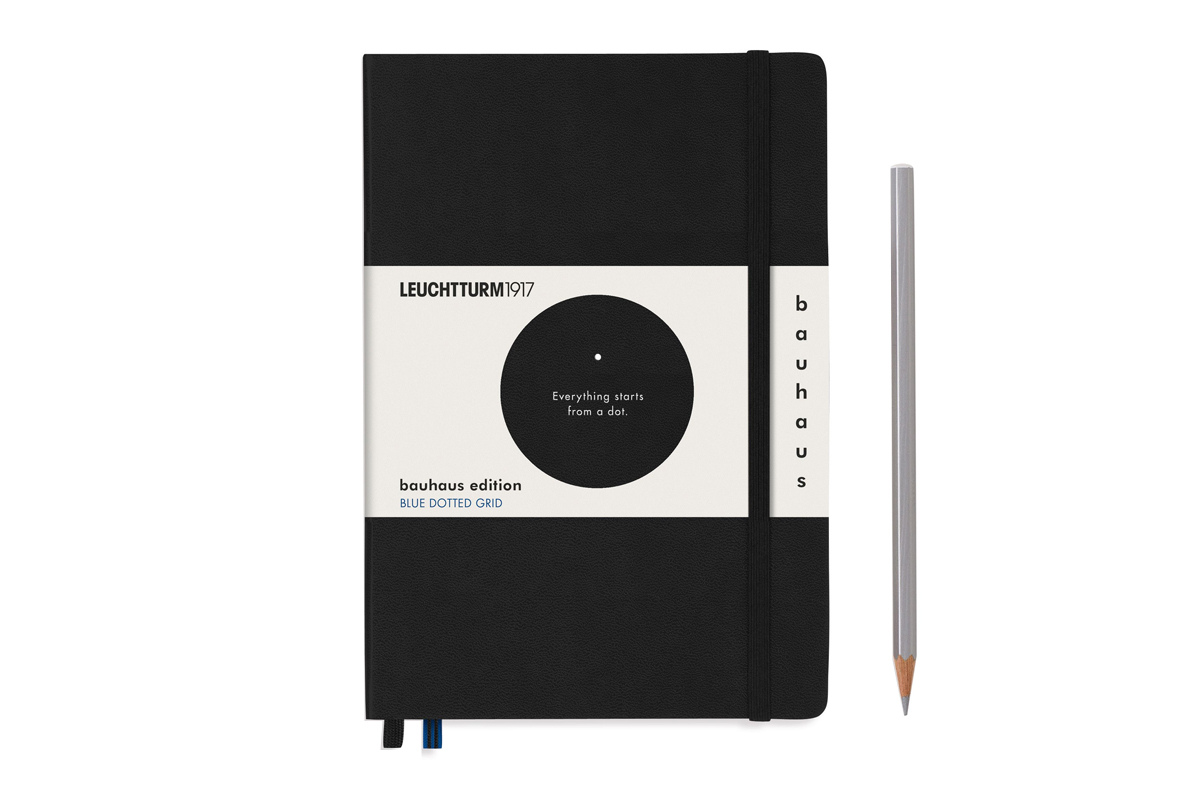 LEUCHTTURM1917 Notebook Bauhaus Edition Dotted Hardcover A5 Black